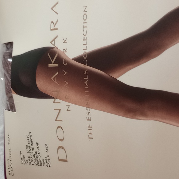 🎄NIP DONNA KARAN DKNY The Essentials  Luxe Sheer Control Top Pantyhose - Picture 2 of 4